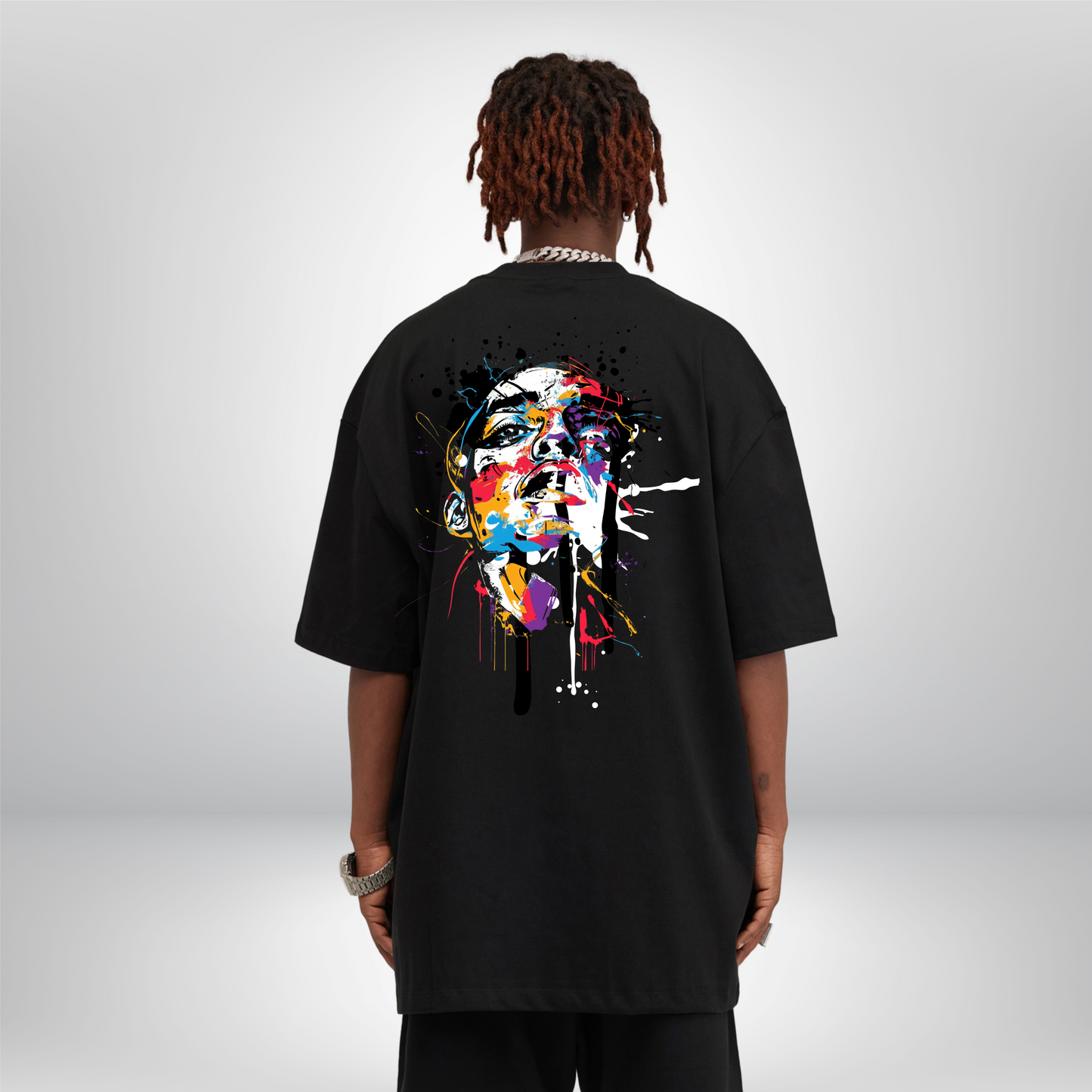 Many Faces 1 Unisex Oversized Tee