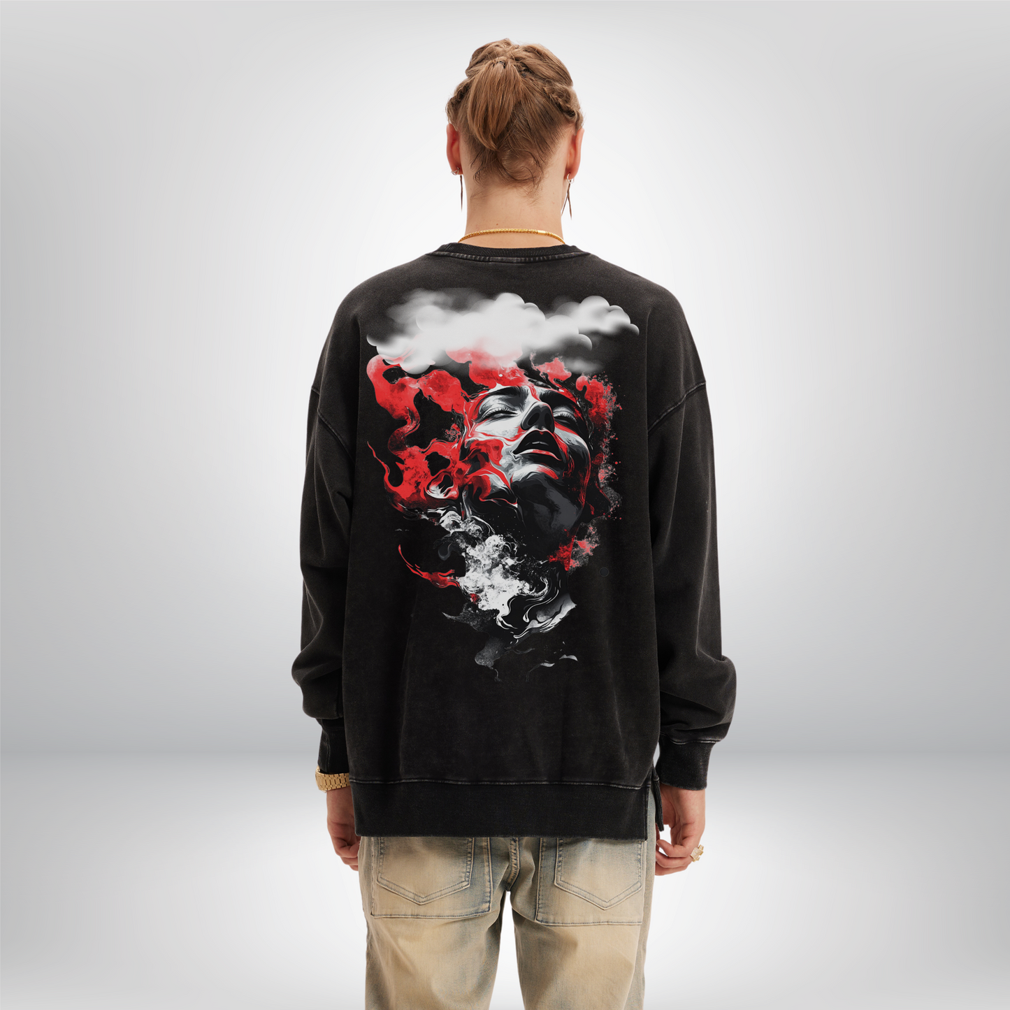 Many Faces 5 Unisex Oversized Heavyweight Sweatshirt