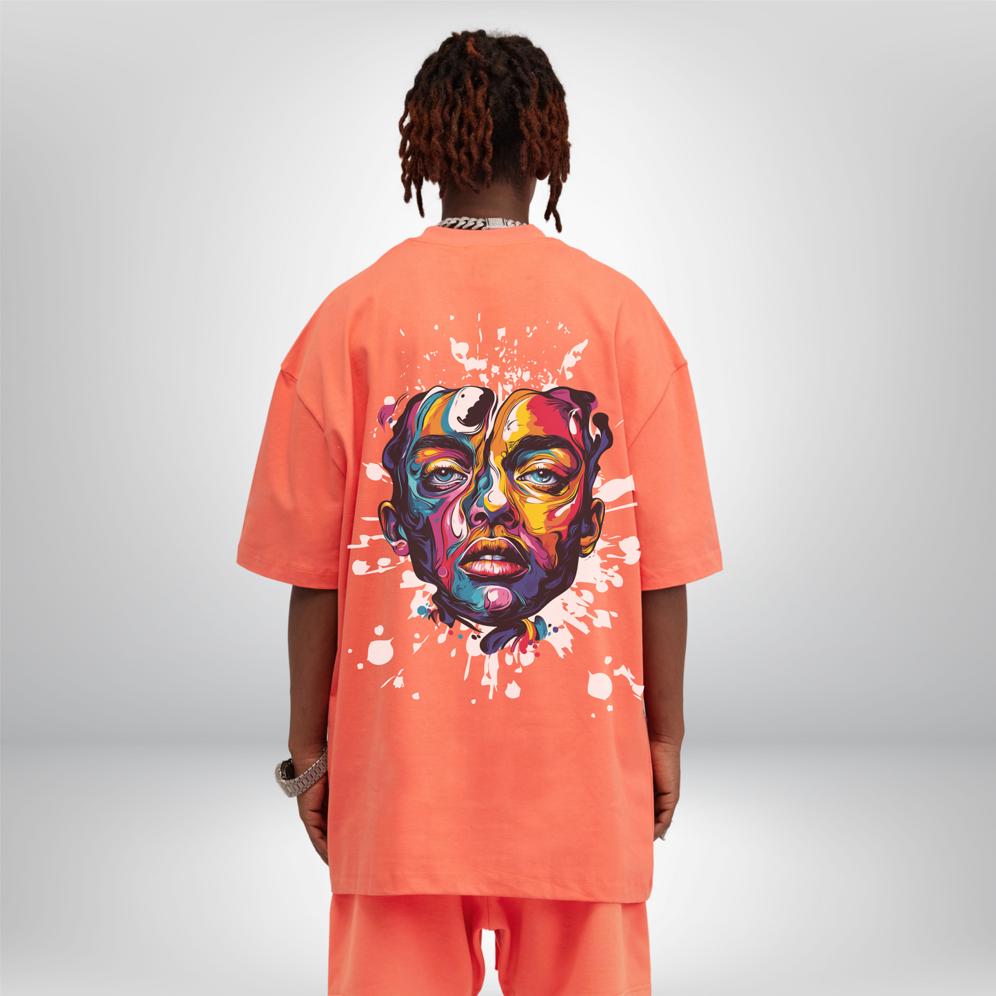 Many Faces 3 Unisex Oversized Tee