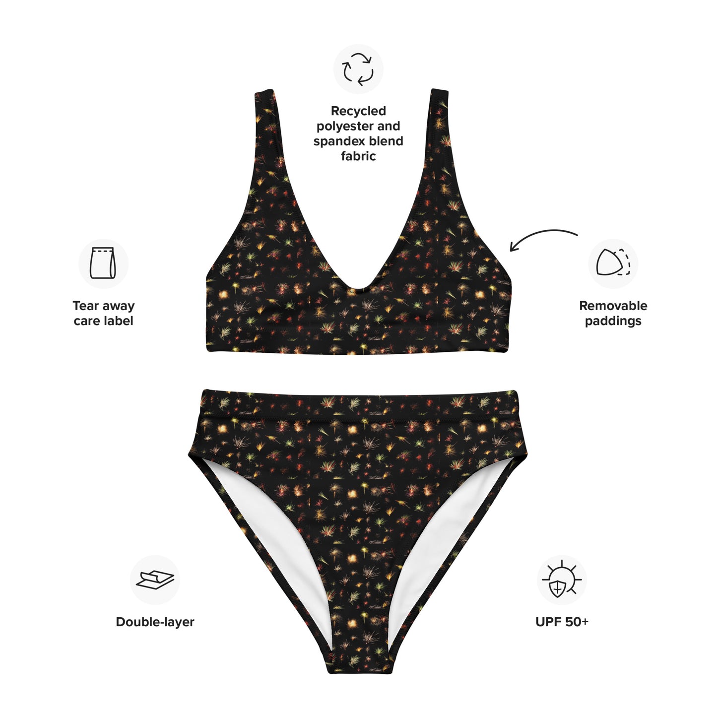 Firecracker DV(US) Women's Recycled High-Waisted Bikini