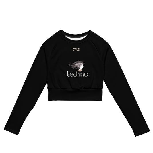 Techno Girl Women's DV(US) Recycled Long-Sleeve Crop Top