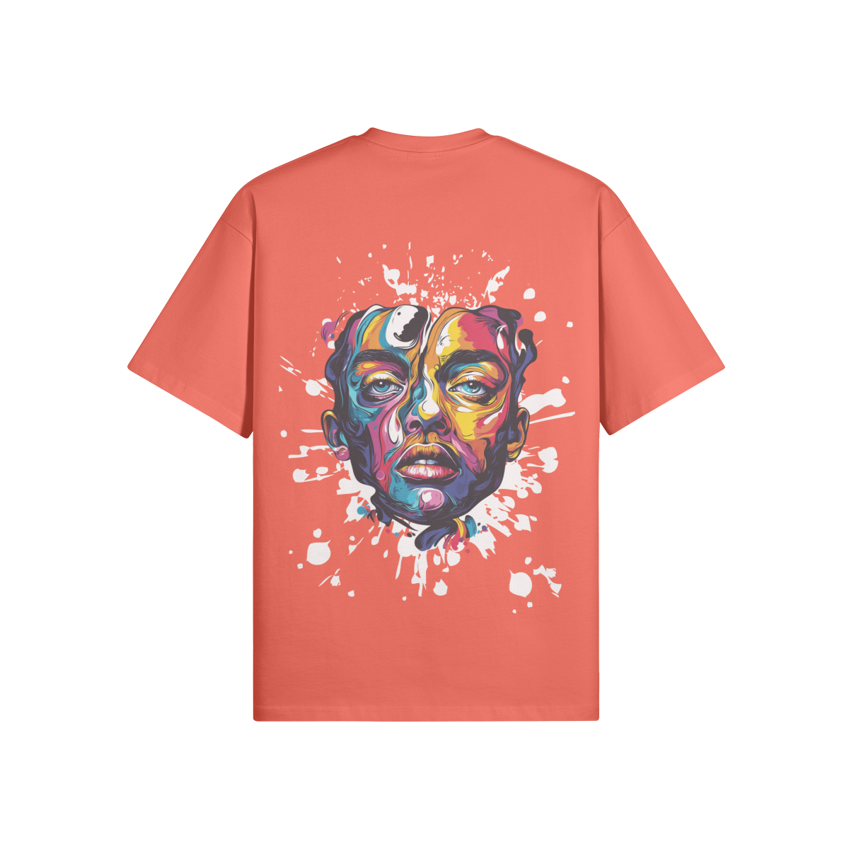 Many Faces 3 Unisex Oversized Tee