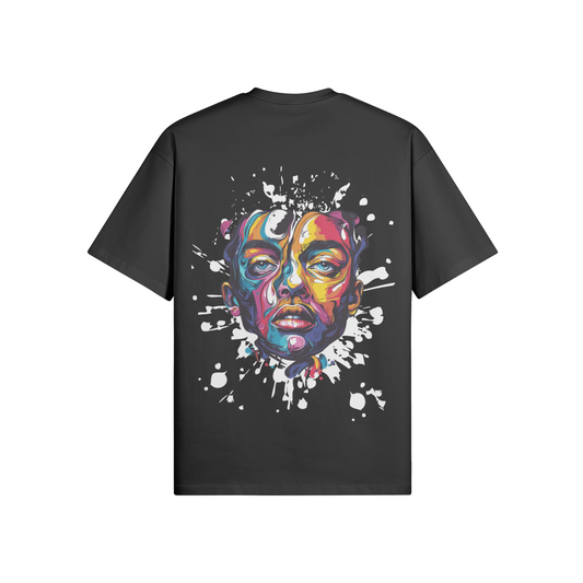 Many Faces 3 Unisex Oversized Tee