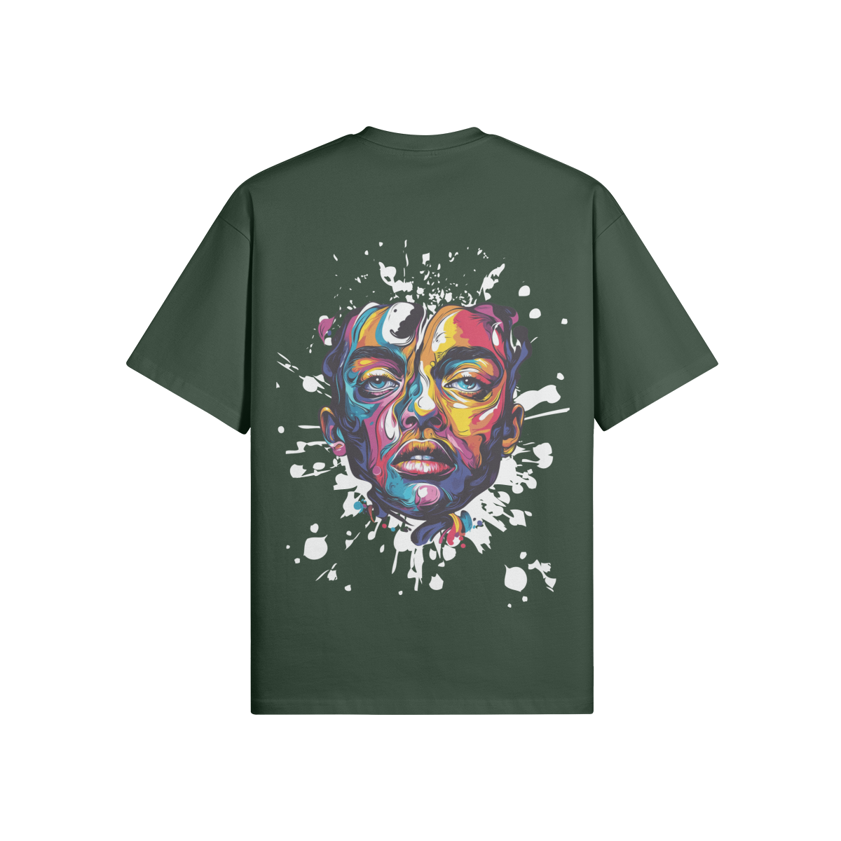 Many Faces 3 Unisex Oversized Tee