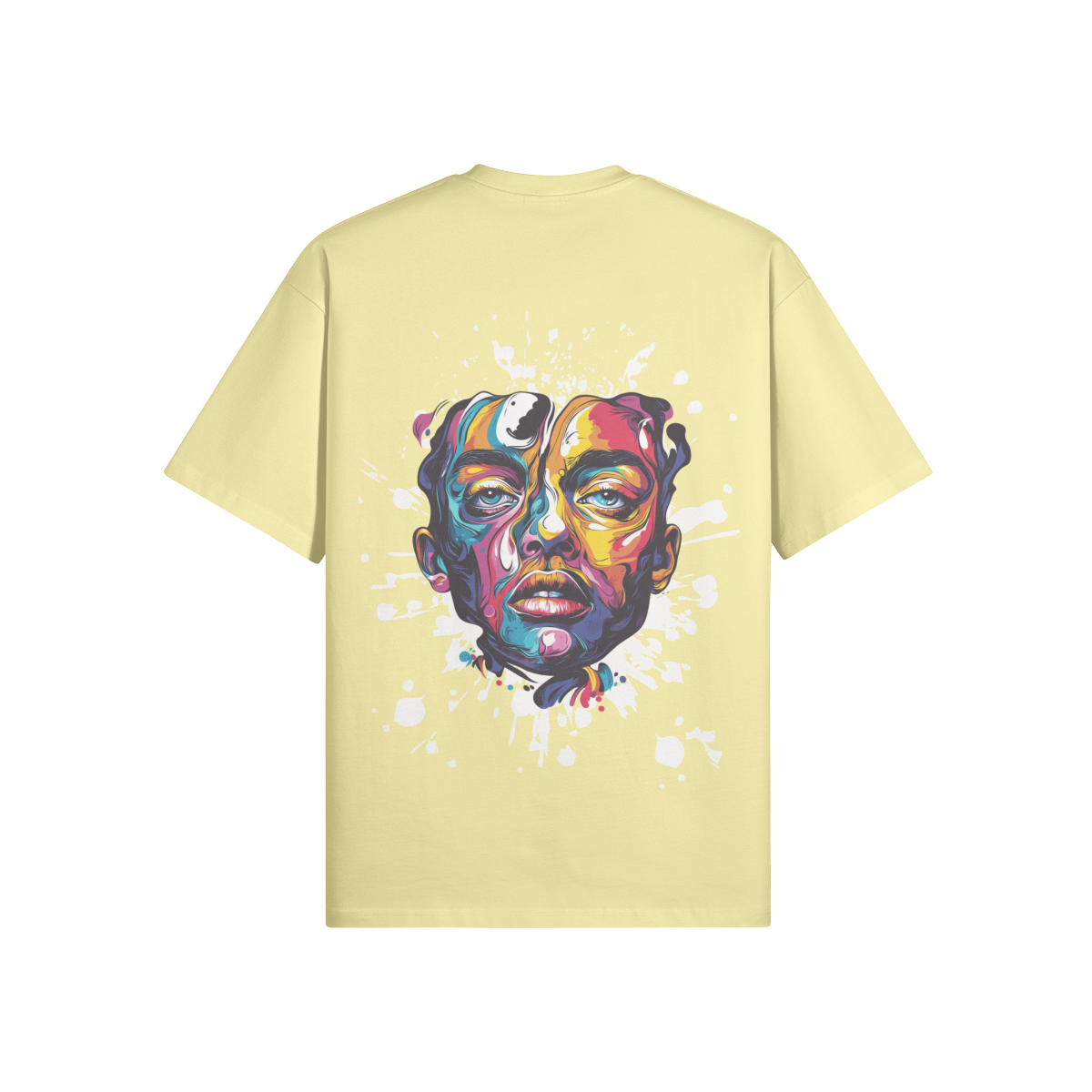 Many Faces 3 Unisex Oversized Tee